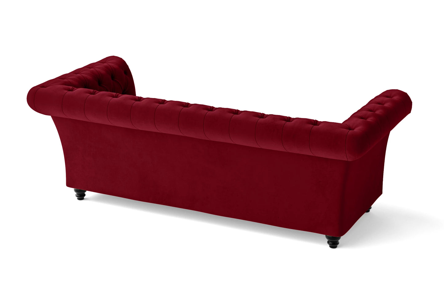 Civita 2 Seater Sofa Red Velvet