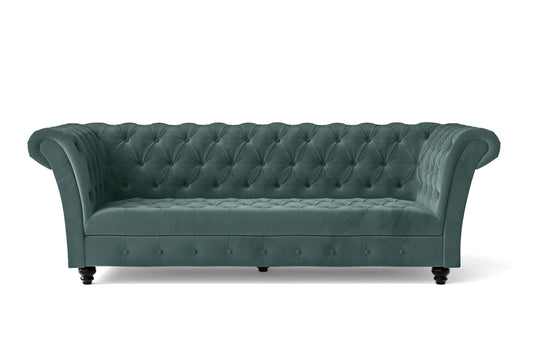 Civita 2 Seater Sofa Teal Velvet