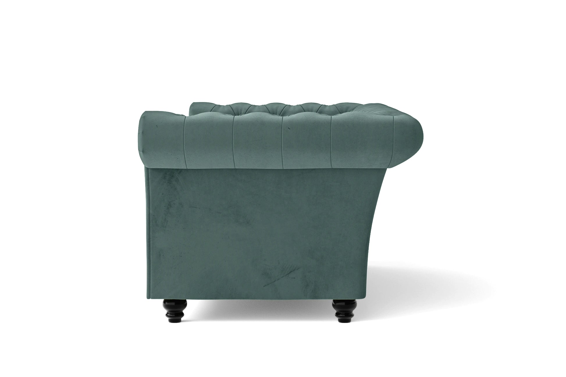 Civita 2 Seater Sofa Teal Velvet