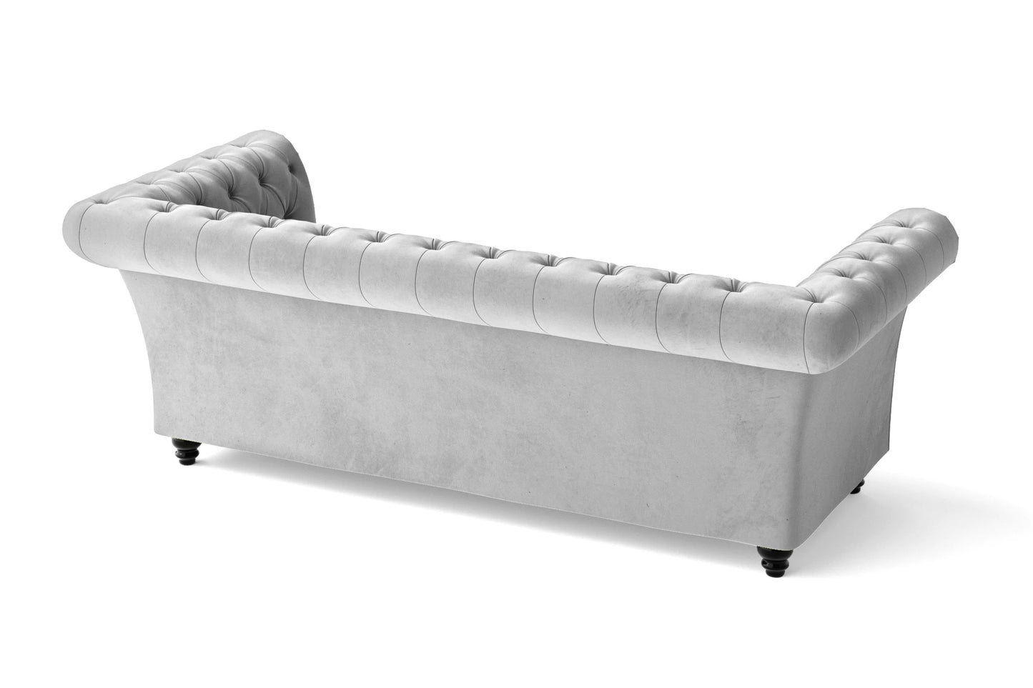 Civita 2 Seater Sofa White Velvet