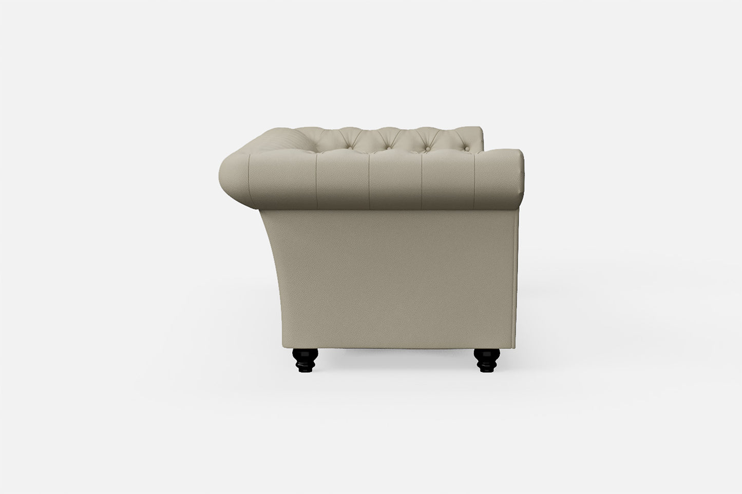 Civita 3 Seater Sofa Cream Leather