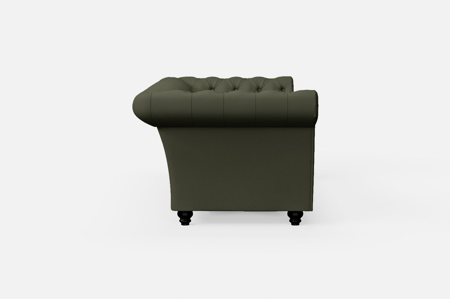 Civita 3 Seater Sofa Sage Leather