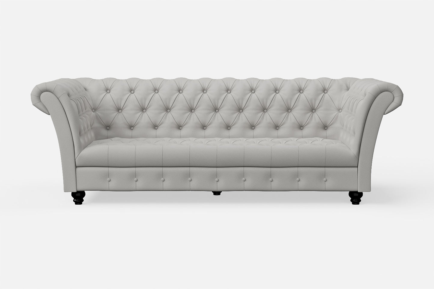 Civita 3 Seater Sofa White Leather