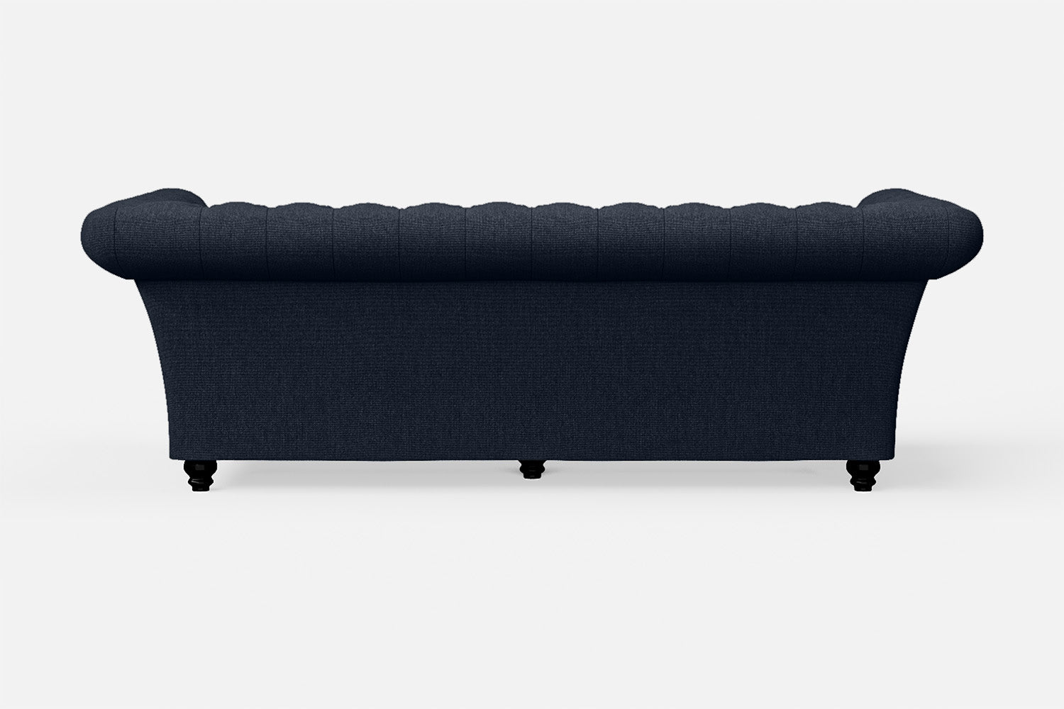 Civita 3 Seater Sofa Dark Blue Linen Fabric