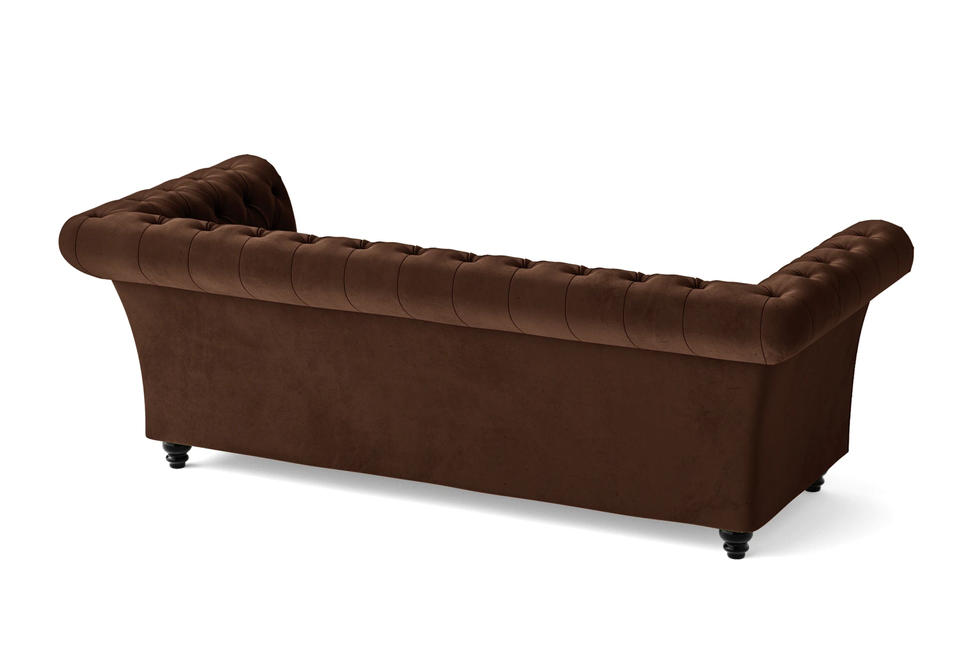 Civita 3 Seater Sofa Coffee Brown Velvet