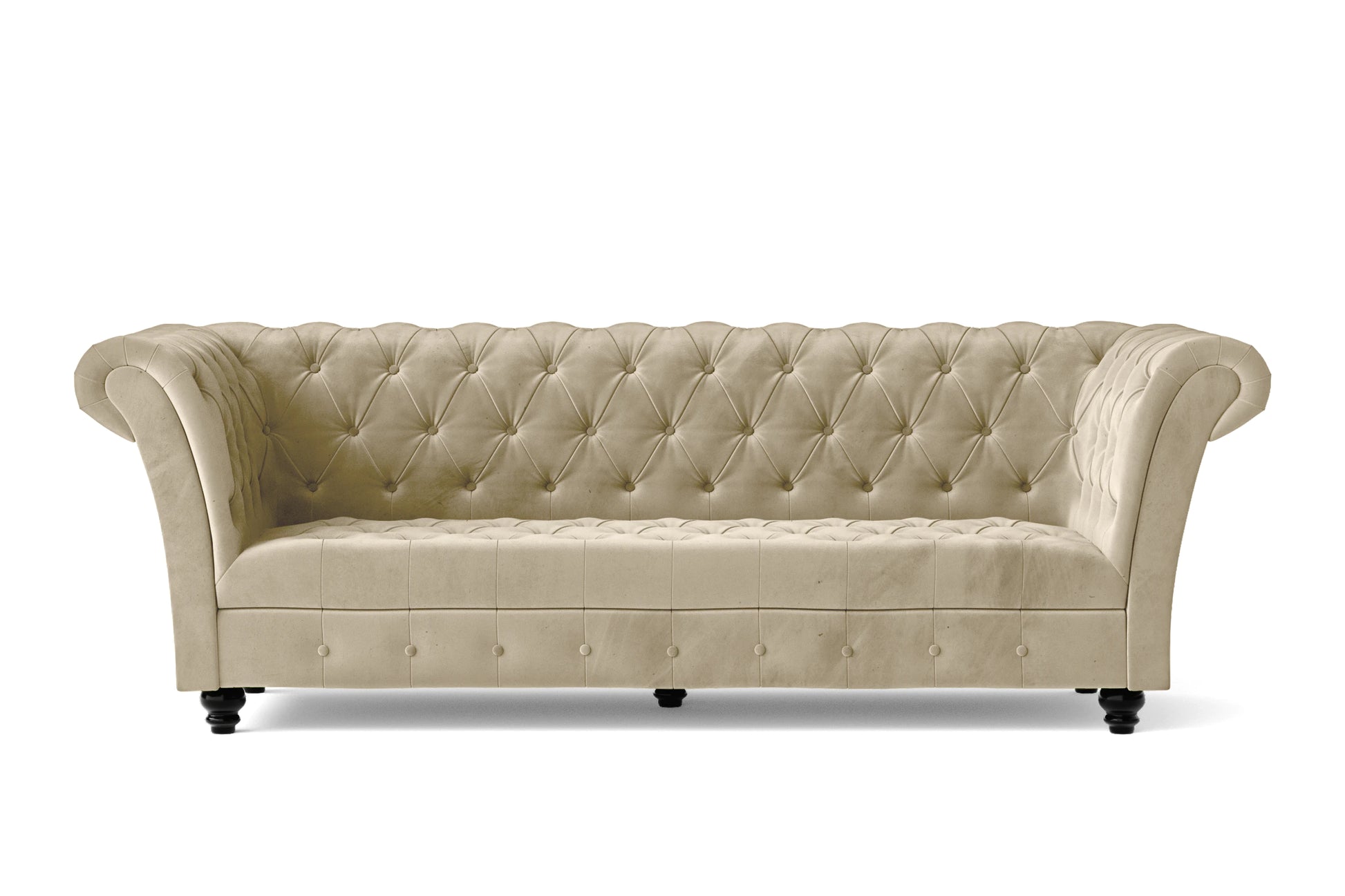 Civita 3 Seater Sofa Cream Velvet