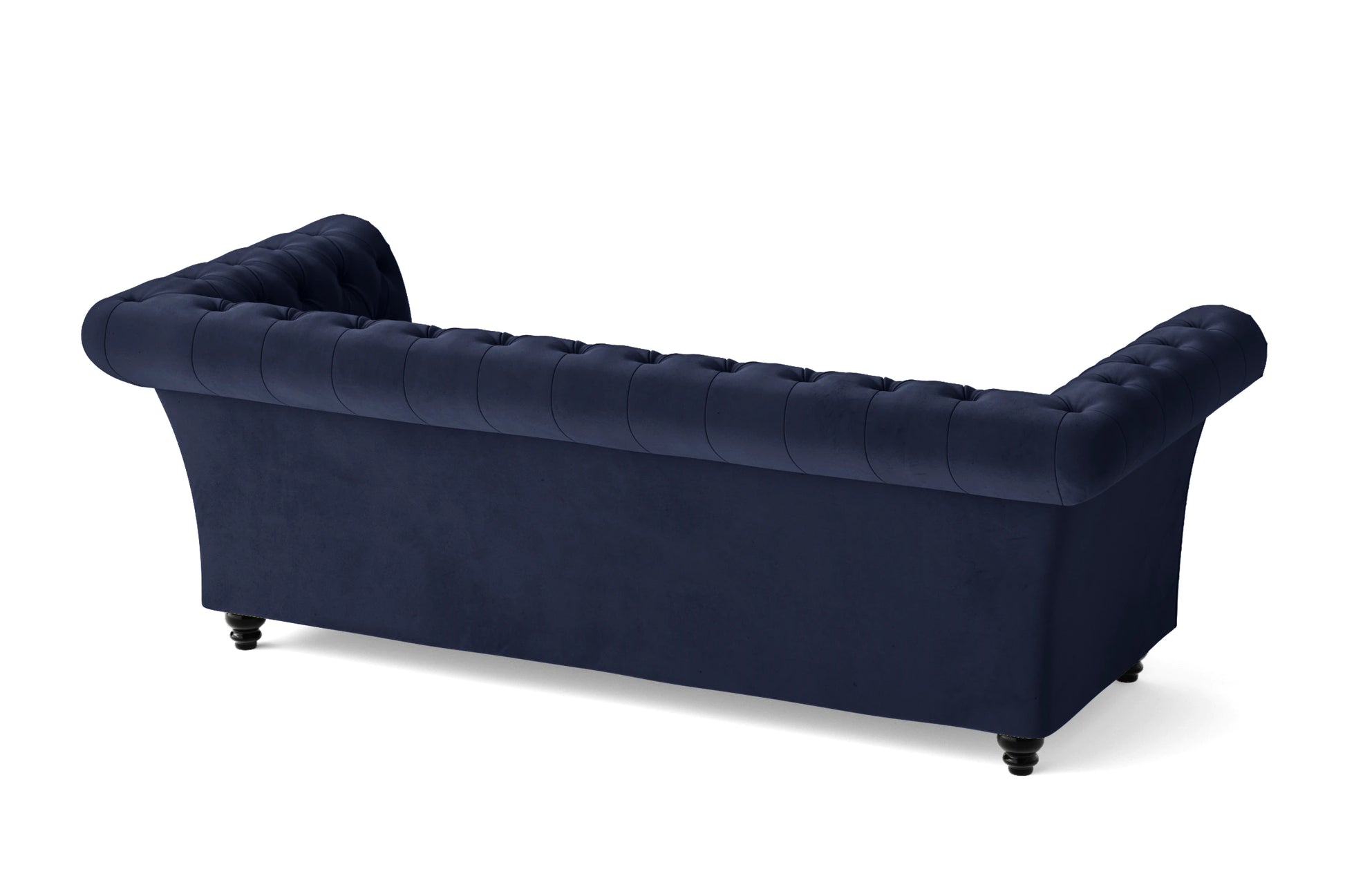 Civita 3 Seater Sofa Dark Blue Velvet