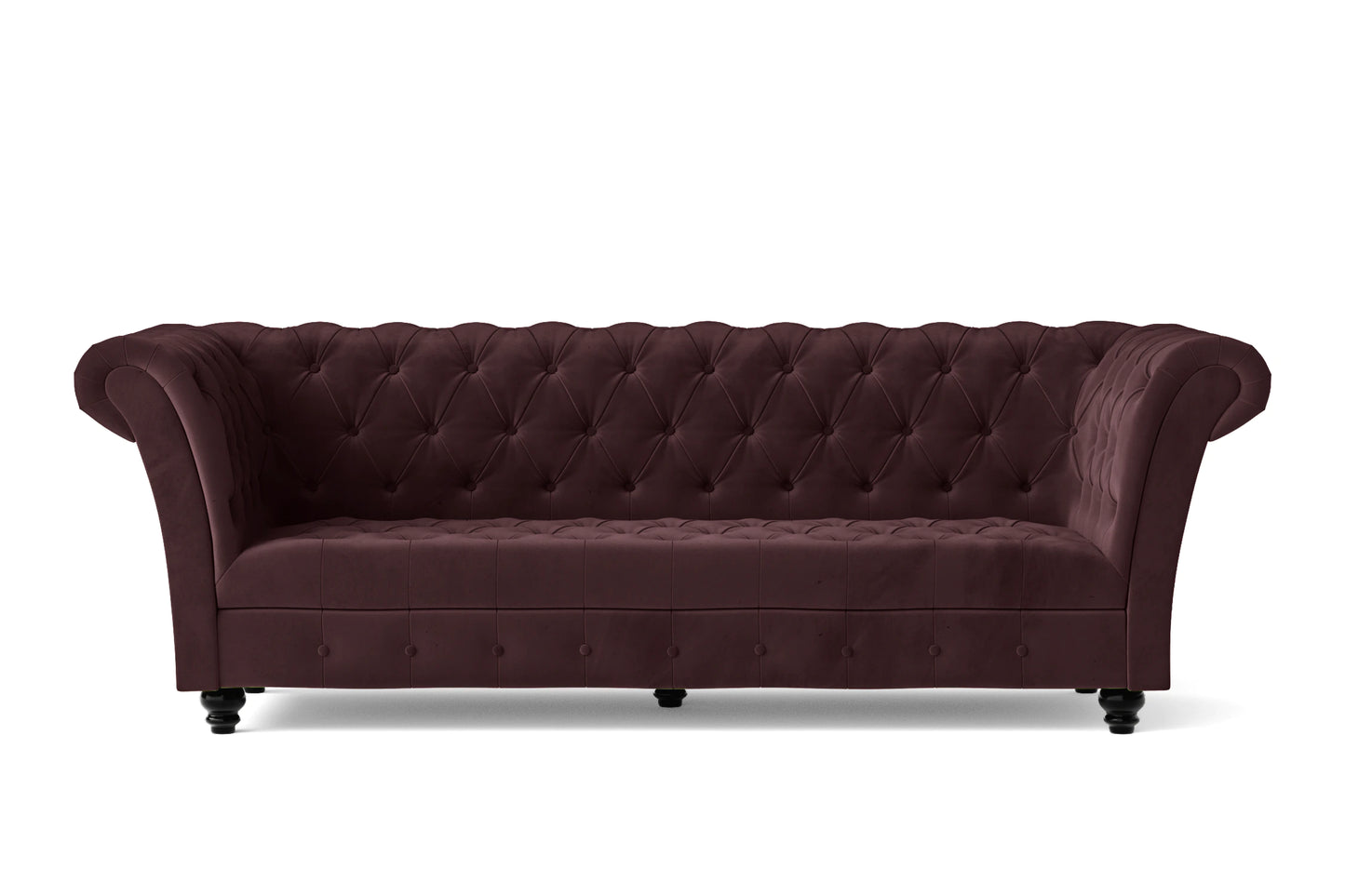 Civita 3 Seater Sofa Grape Velvet