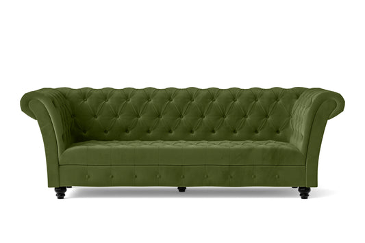 Civita 3 Seater Sofa Lime Velvet