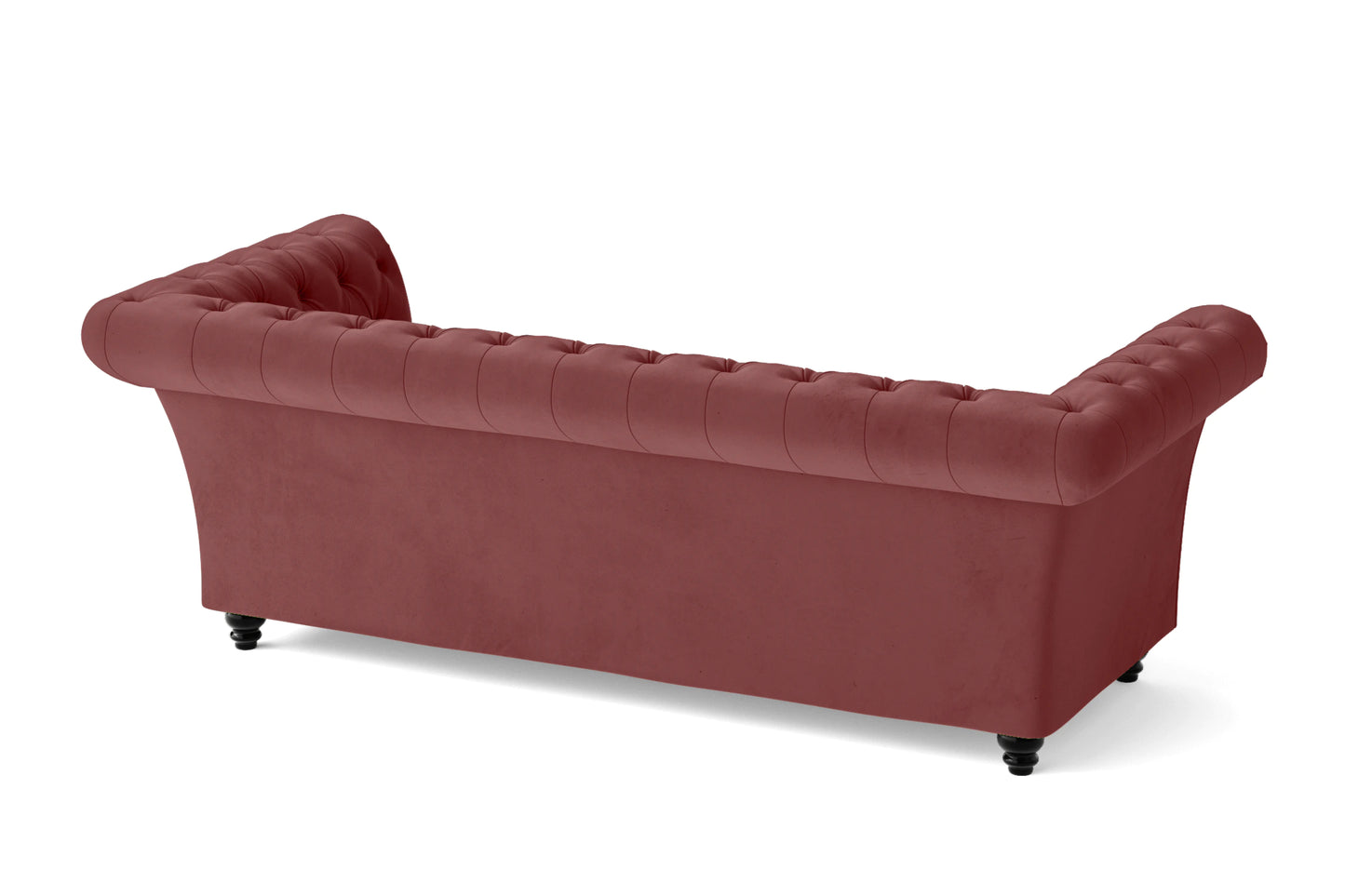 Civita 3 Seater Sofa Pink Velvet