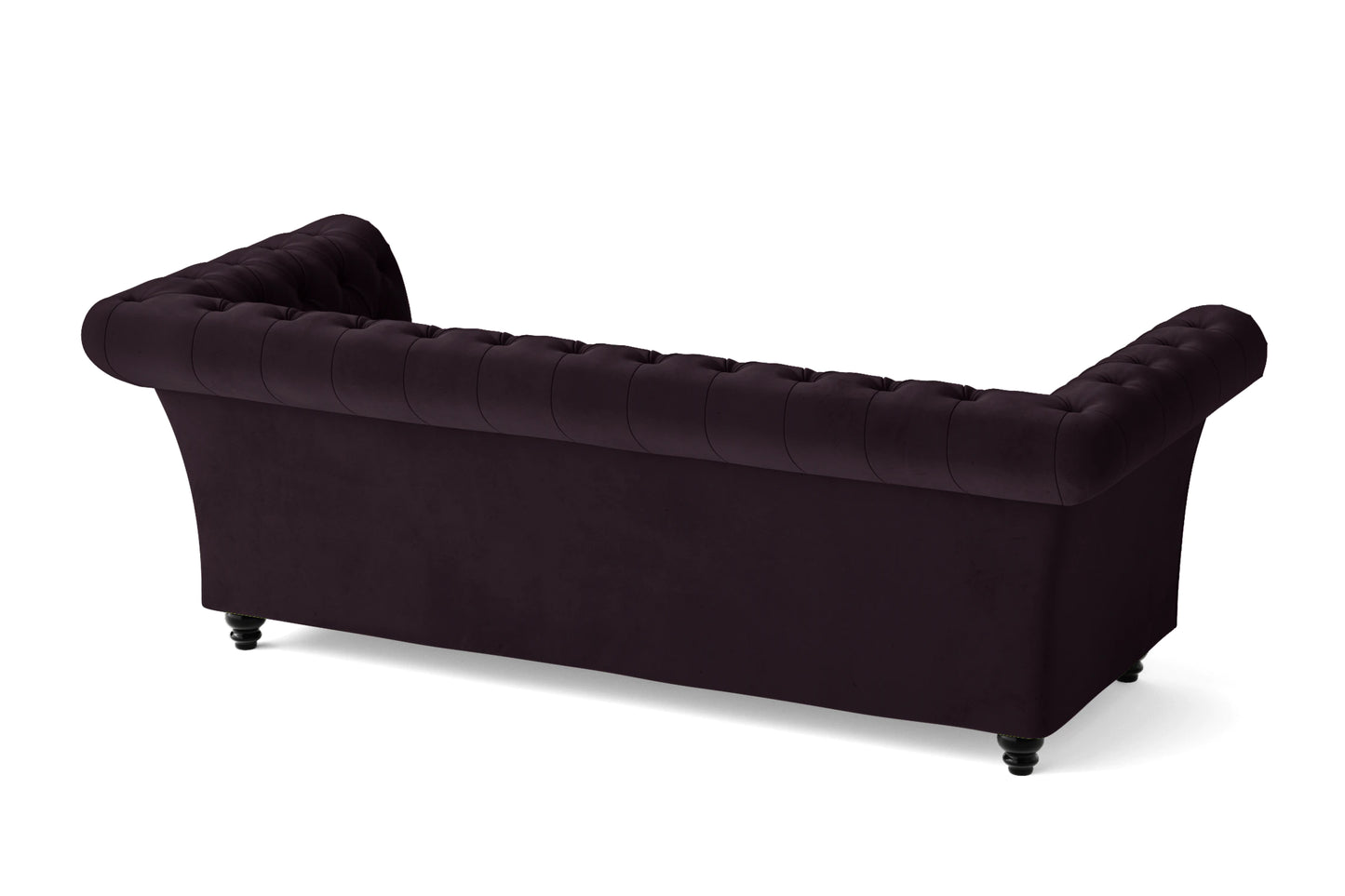 Civita 3 Seater Sofa Purple Velvet