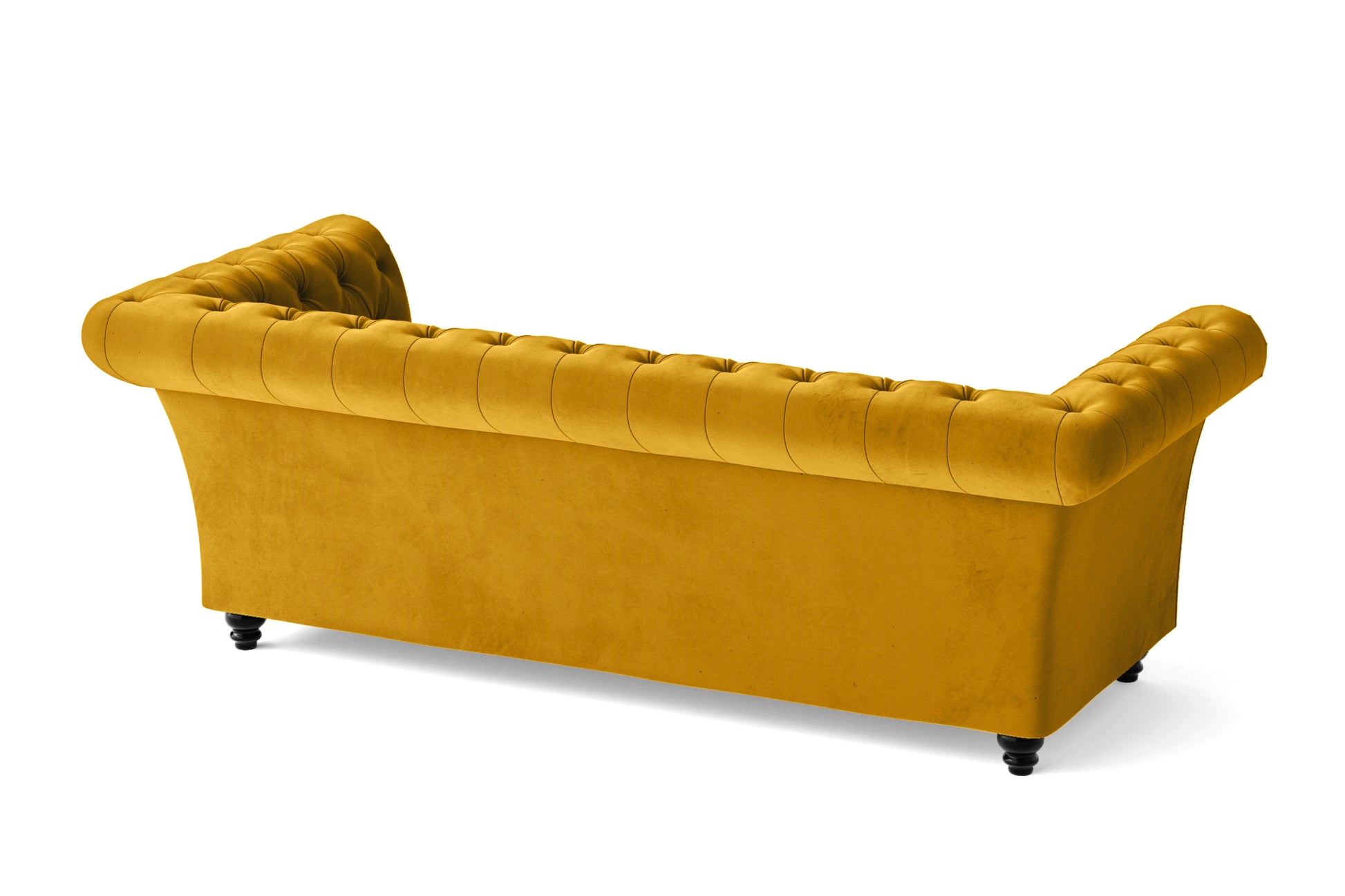 Civita 3 Seater Sofa Yellow Velvet