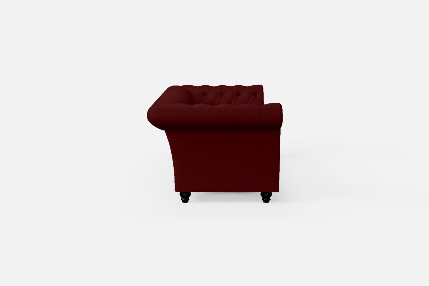 Civita 4 Seater Sofa Red Leather