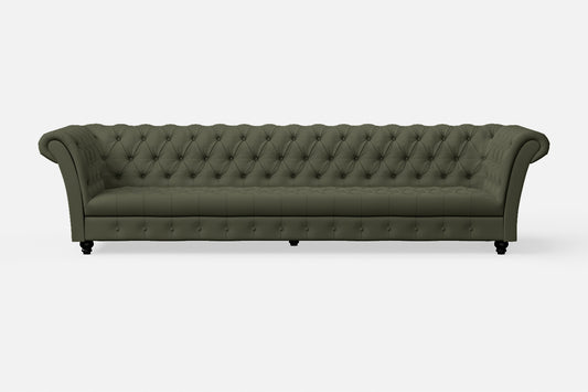 Civita 4 Seater Sofa Sage Leather