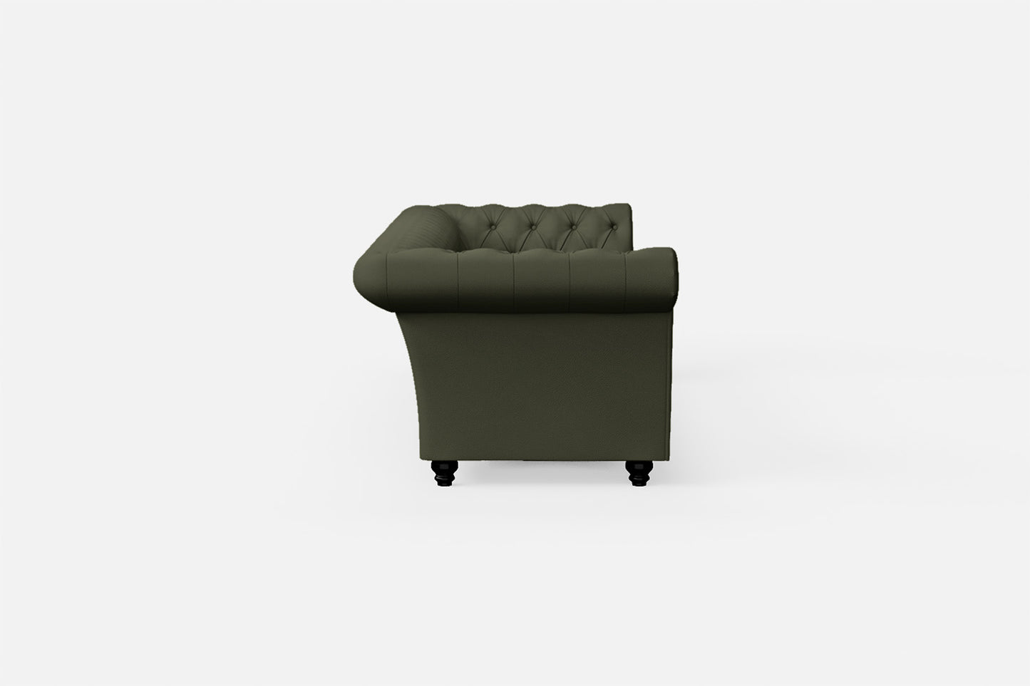 Civita 4 Seater Sofa Sage Leather