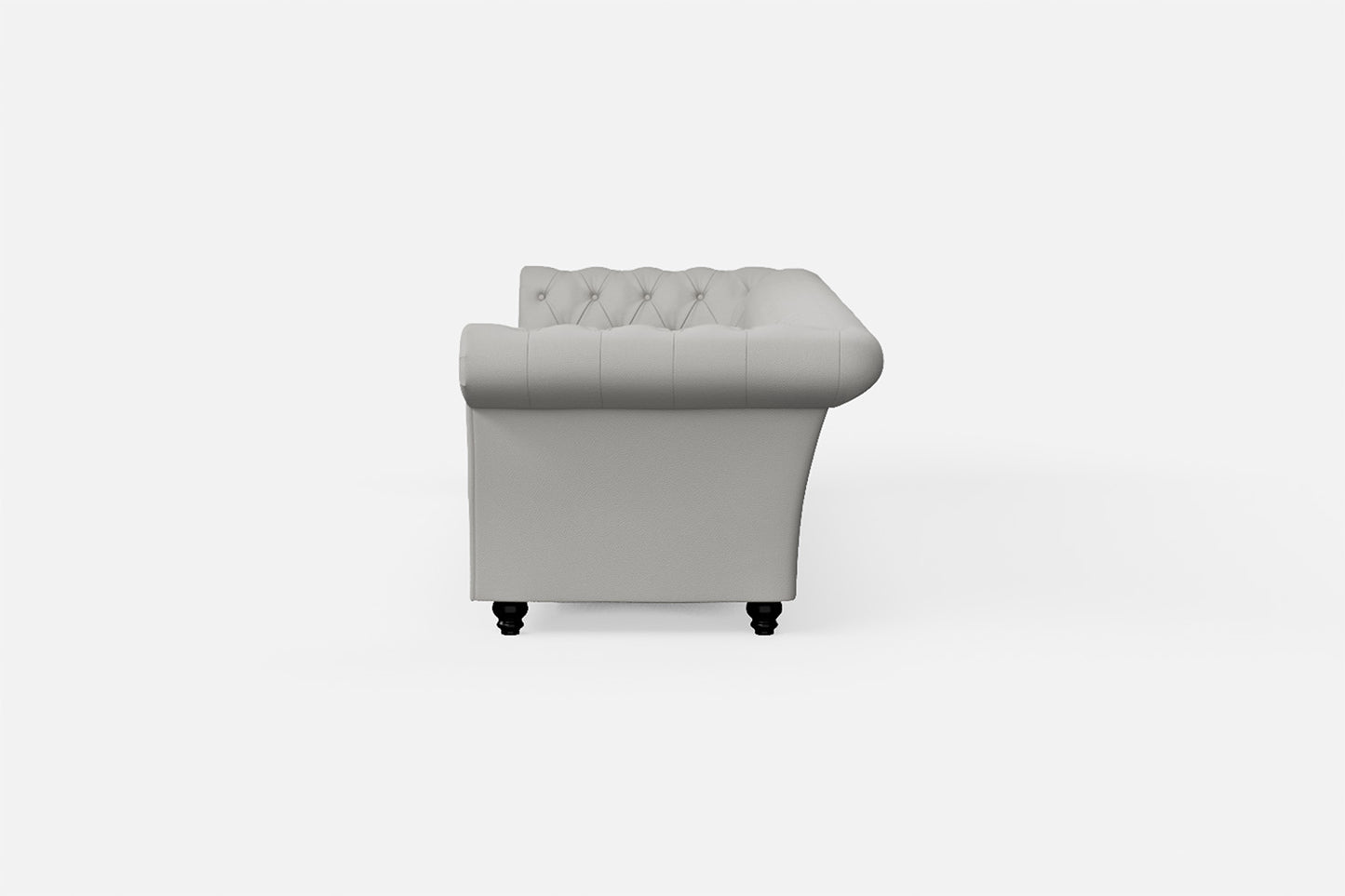 Civita 4 Seater Sofa White Leather