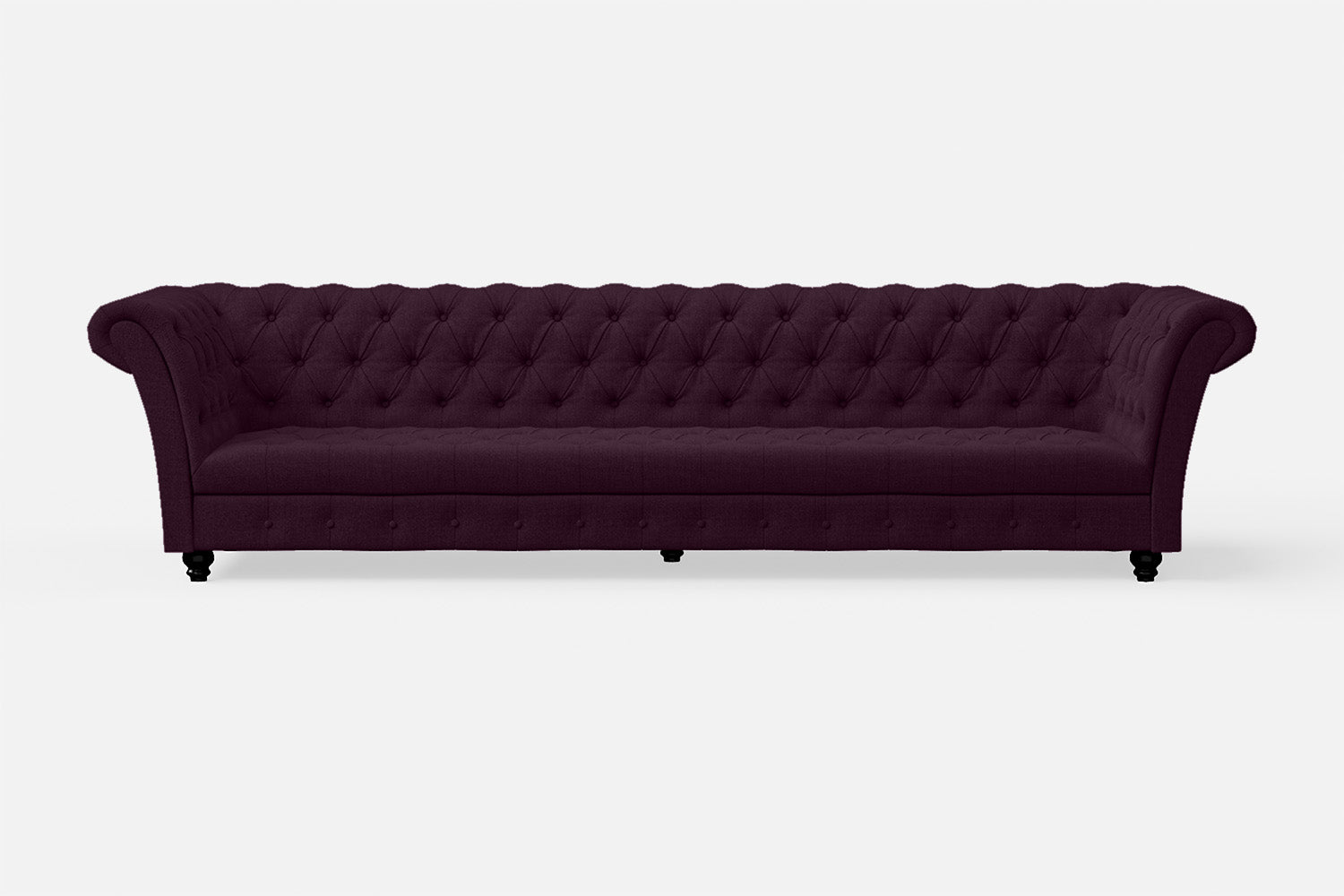 Civita 4 Seater Sofa Purple Linen Fabric