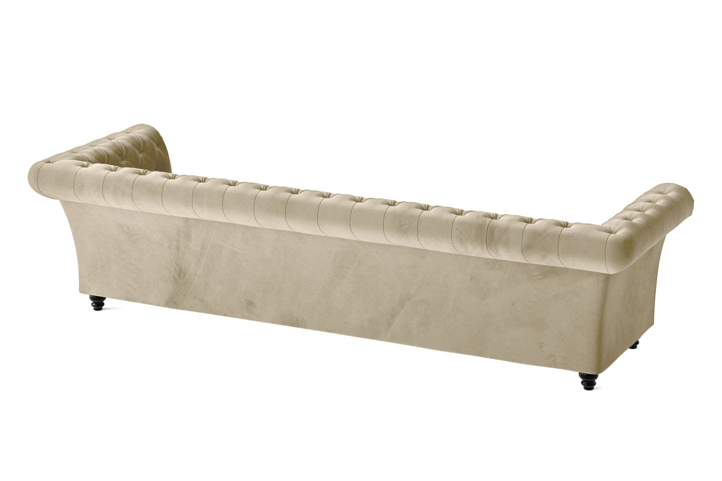 Civita 4 Seater Sofa Cream Velvet