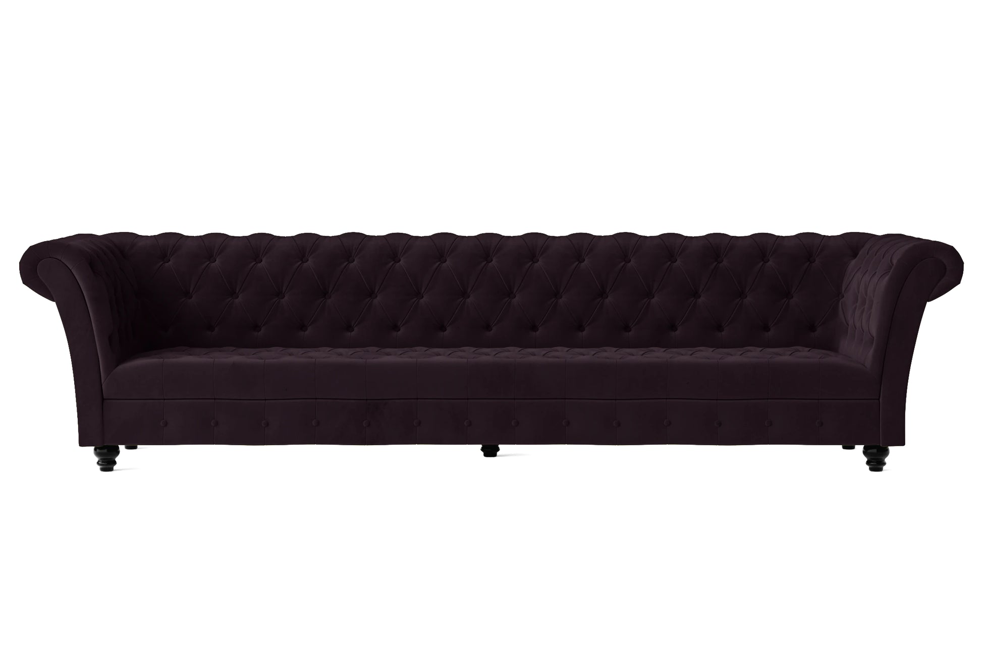 Civita 4 Seater Sofa Purple Velvet