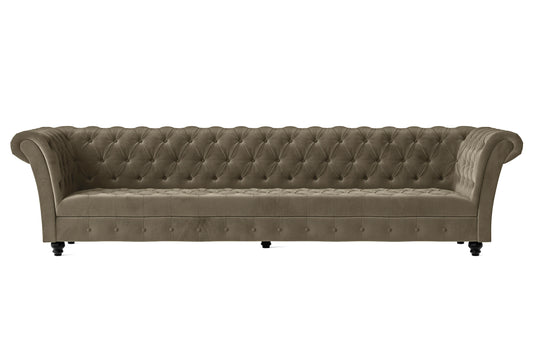 Civita 4 Seater Sofa Sand Velvet