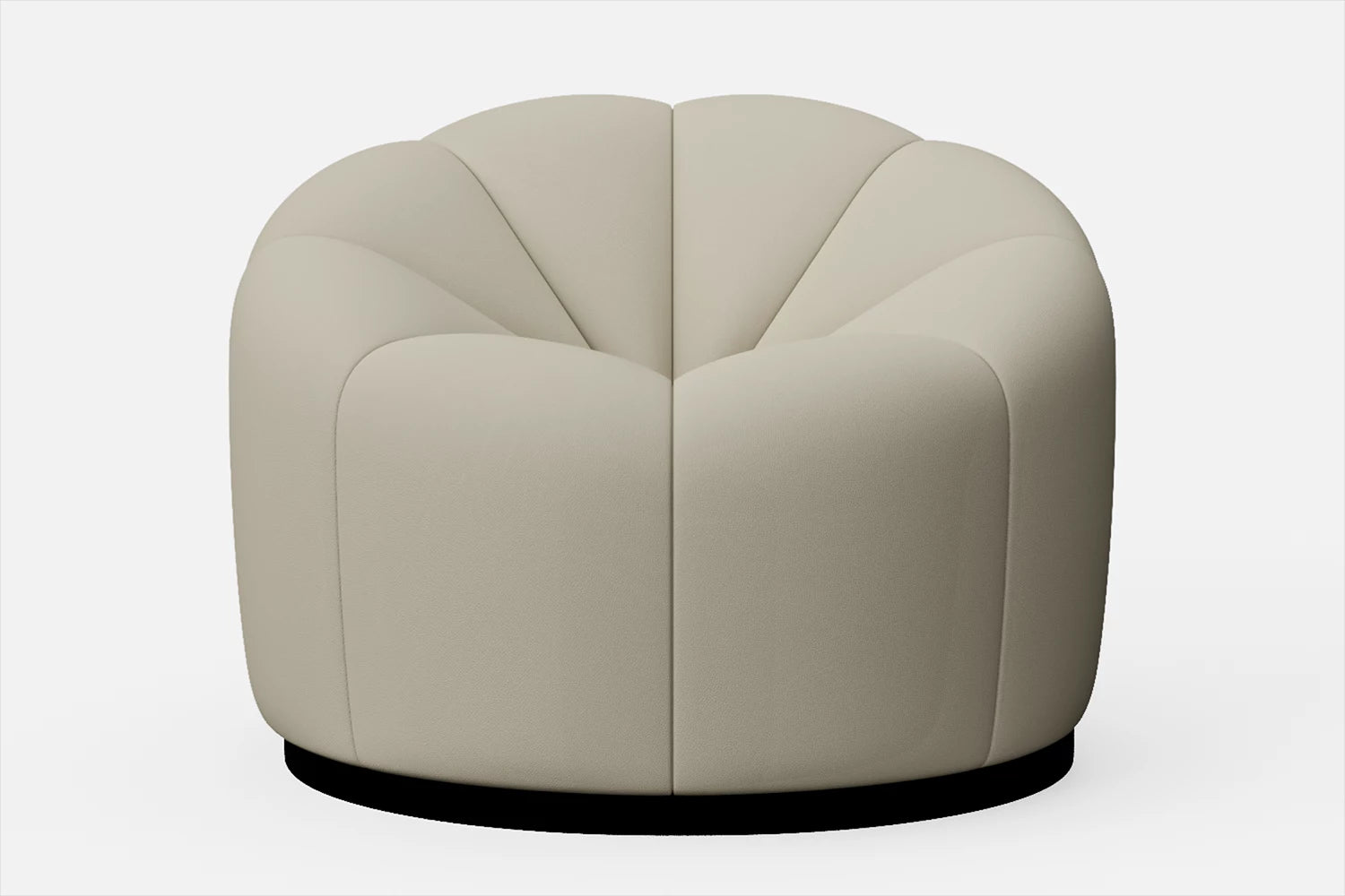 Columbia Armchair Cream Leather