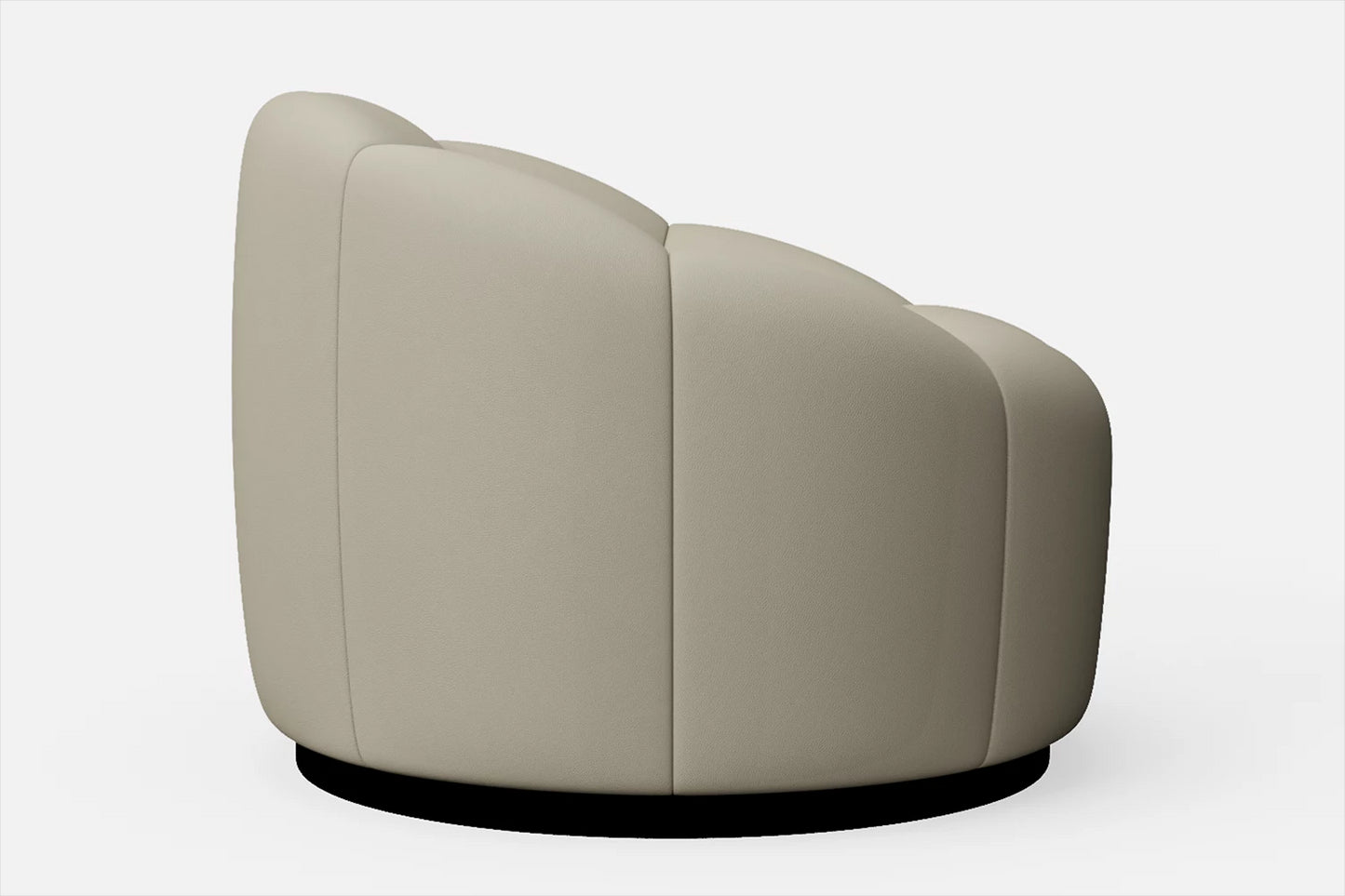 Columbia Armchair Cream Leather