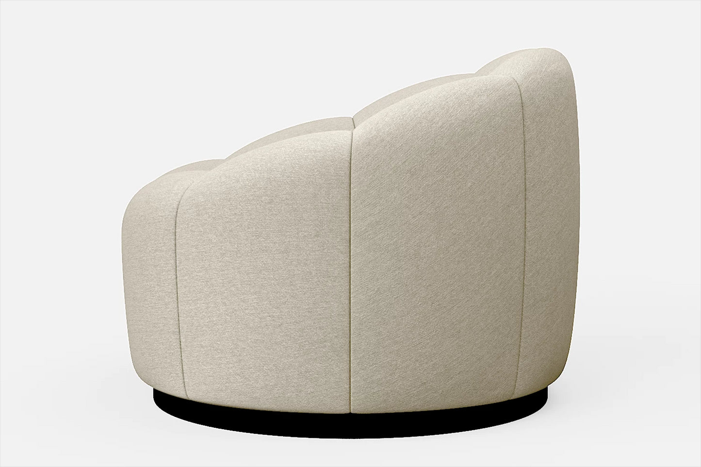 Columbia Armchair Cream Linen Fabric