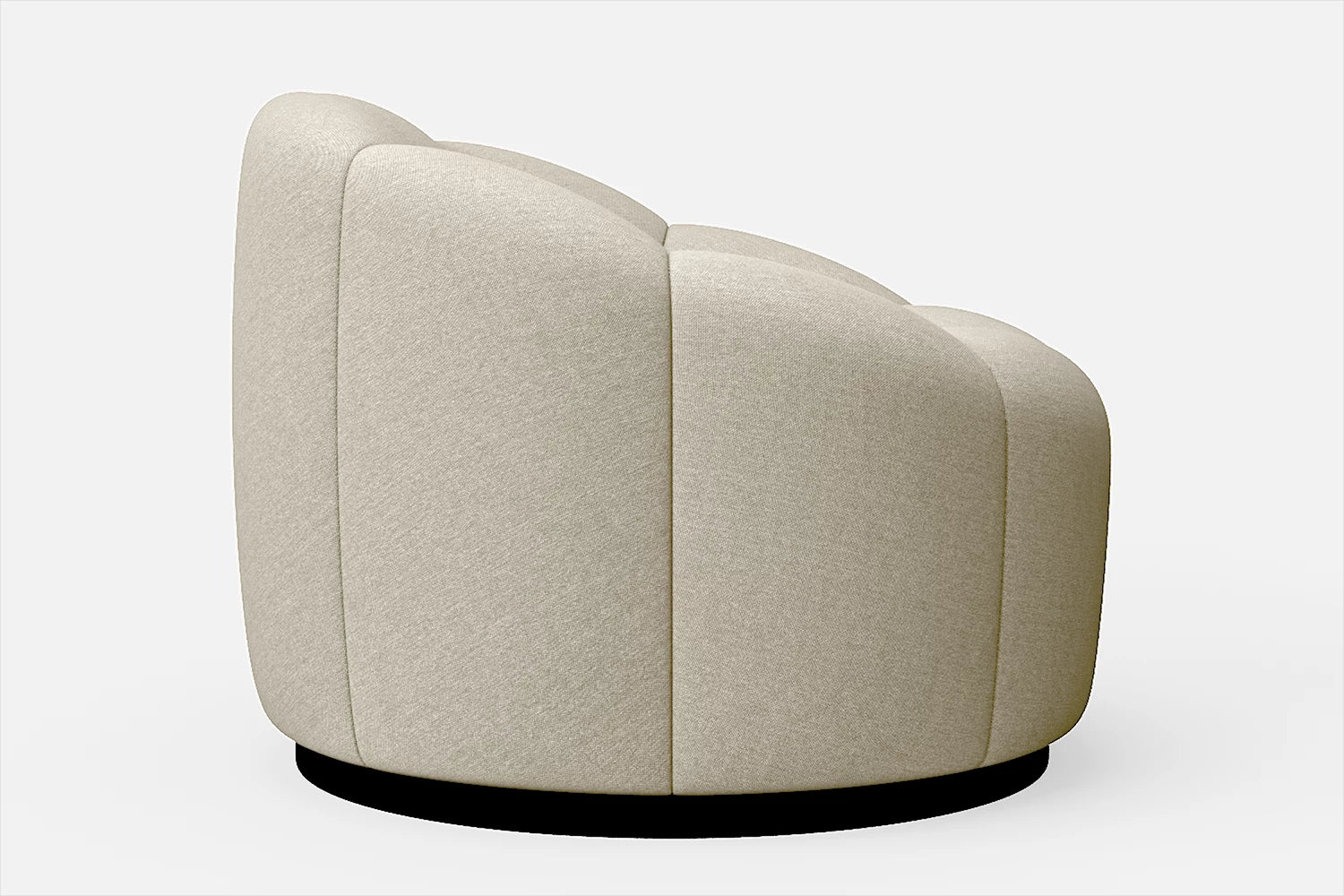 Columbia Armchair Cream Linen Fabric