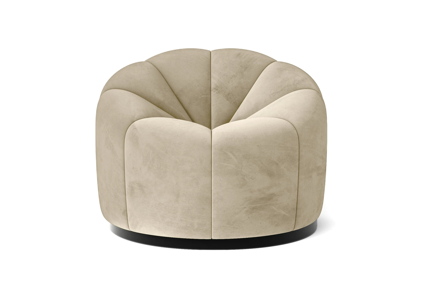 Columbia Armchair Cream Velvet