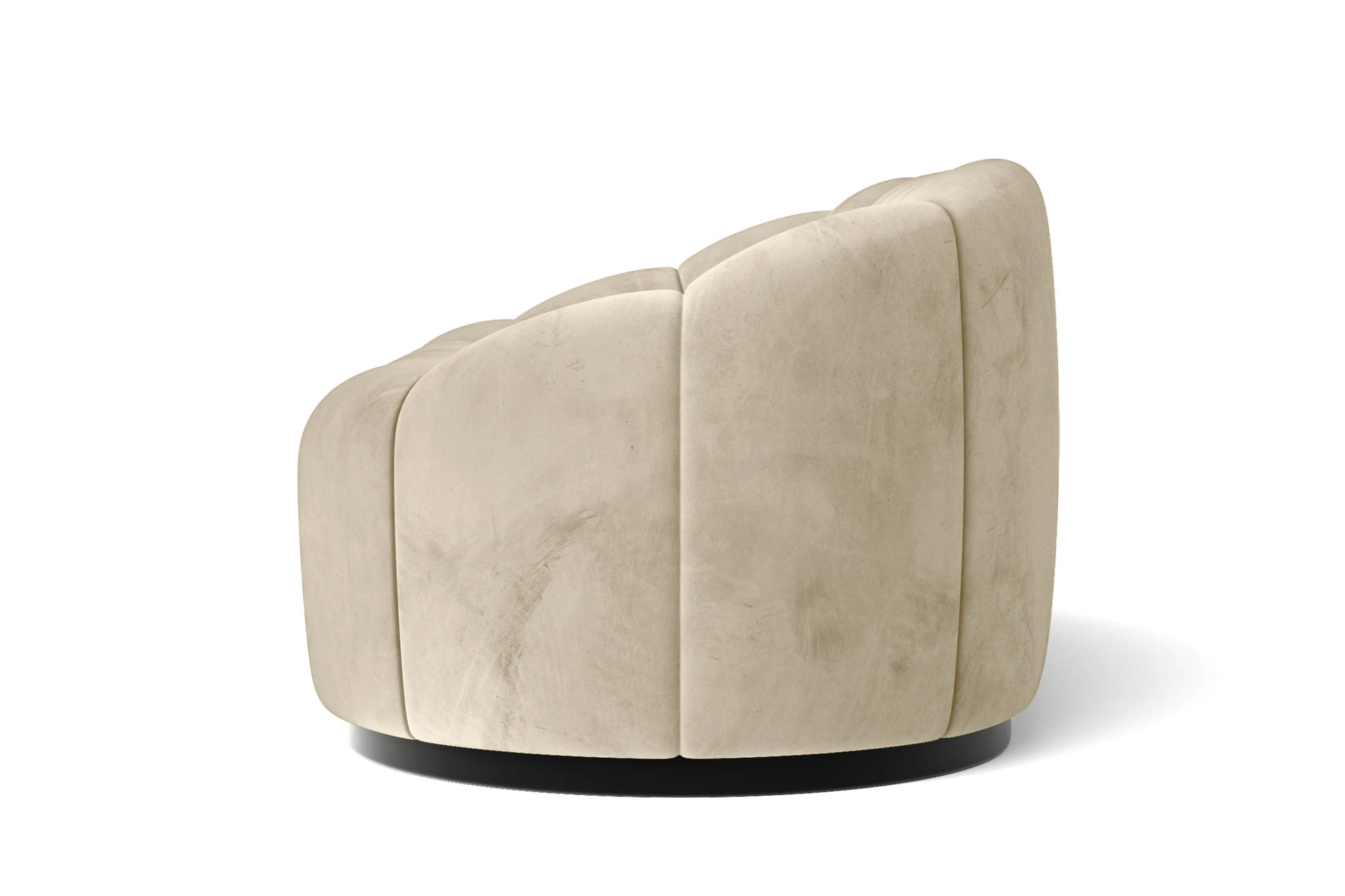 Columbia Armchair Cream Velvet