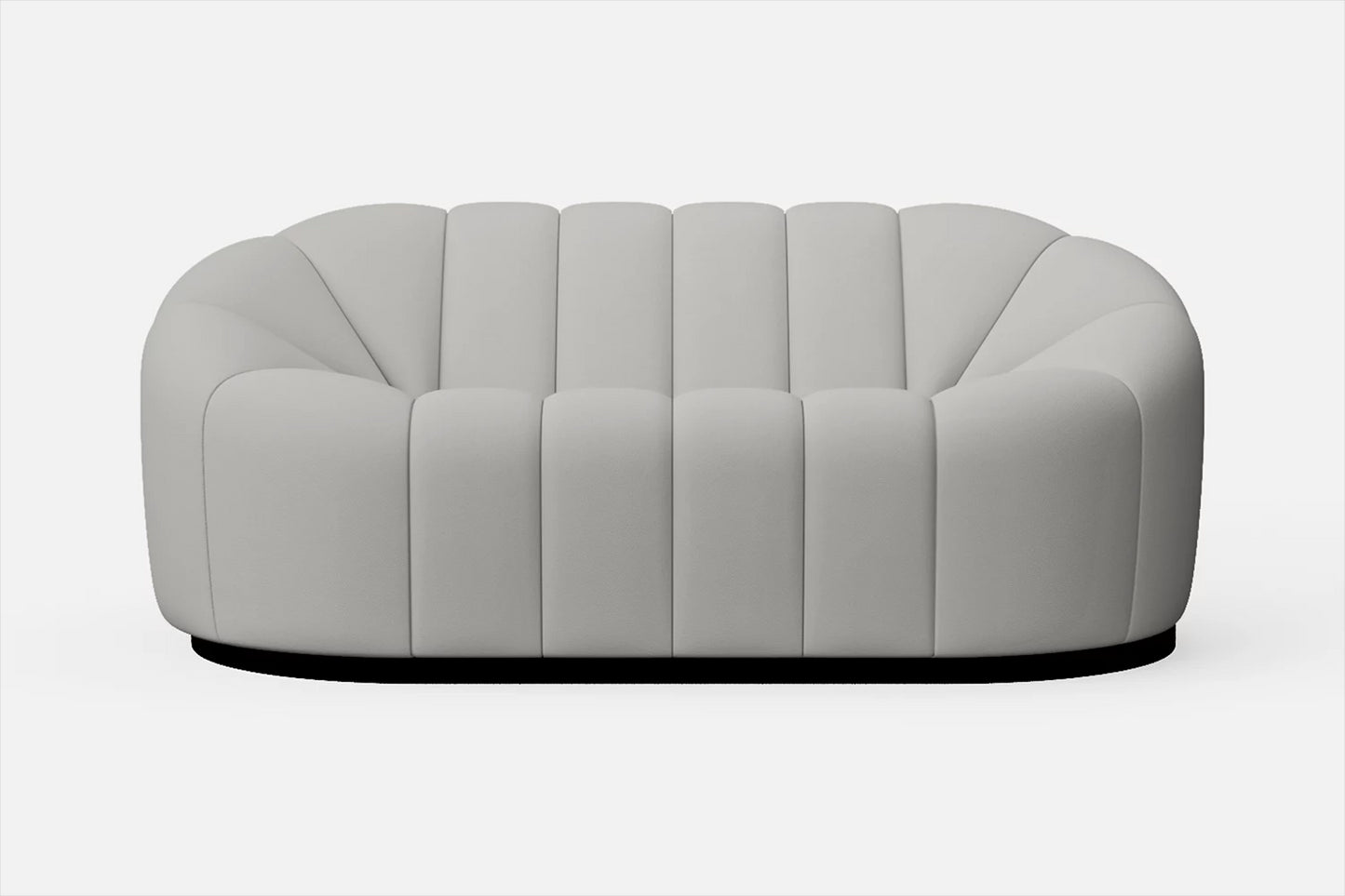 Columbia 2 Seater Sofa White Leather