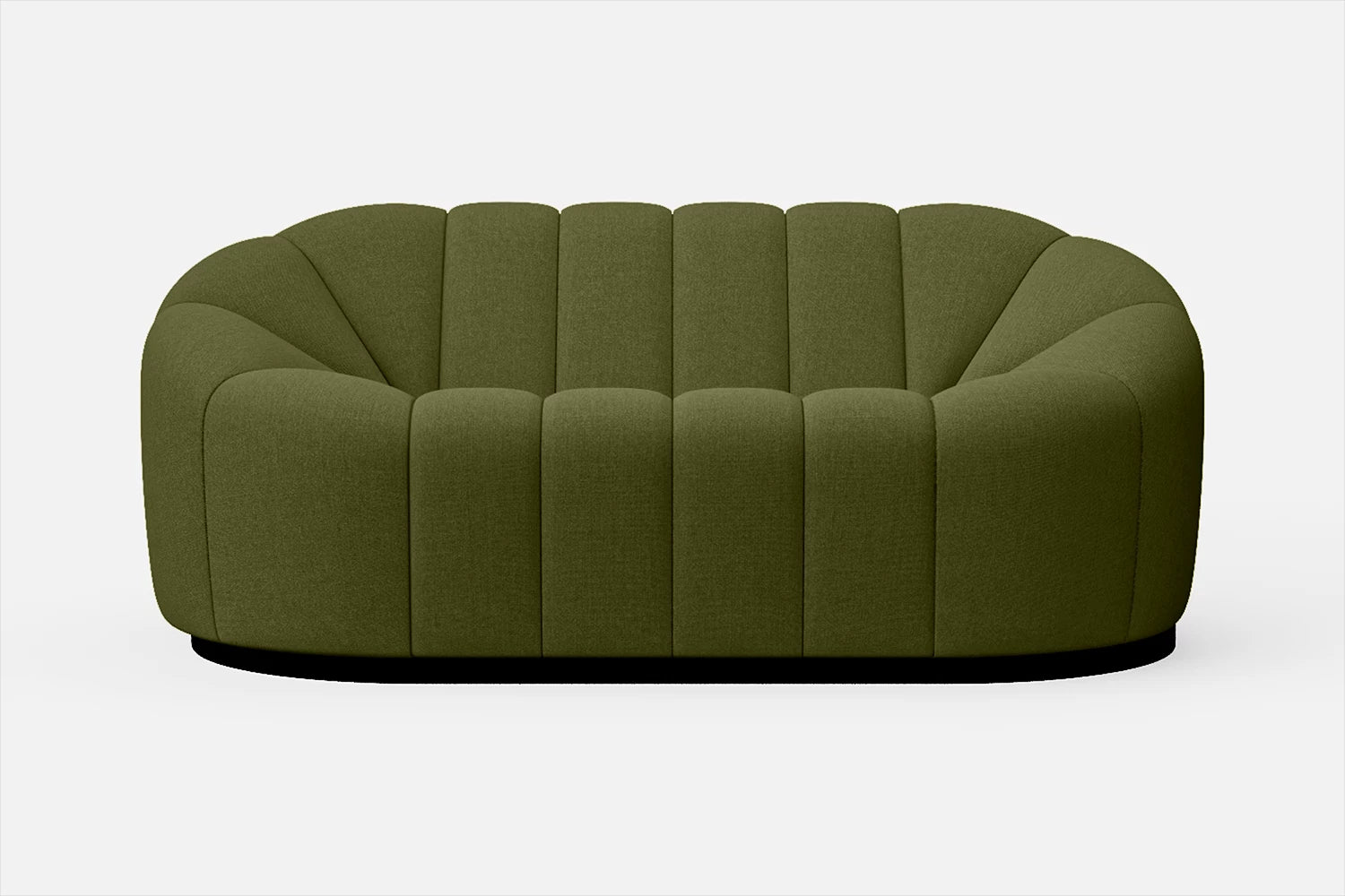 Columbia 2 Seater Sofa Olive Linen Fabric