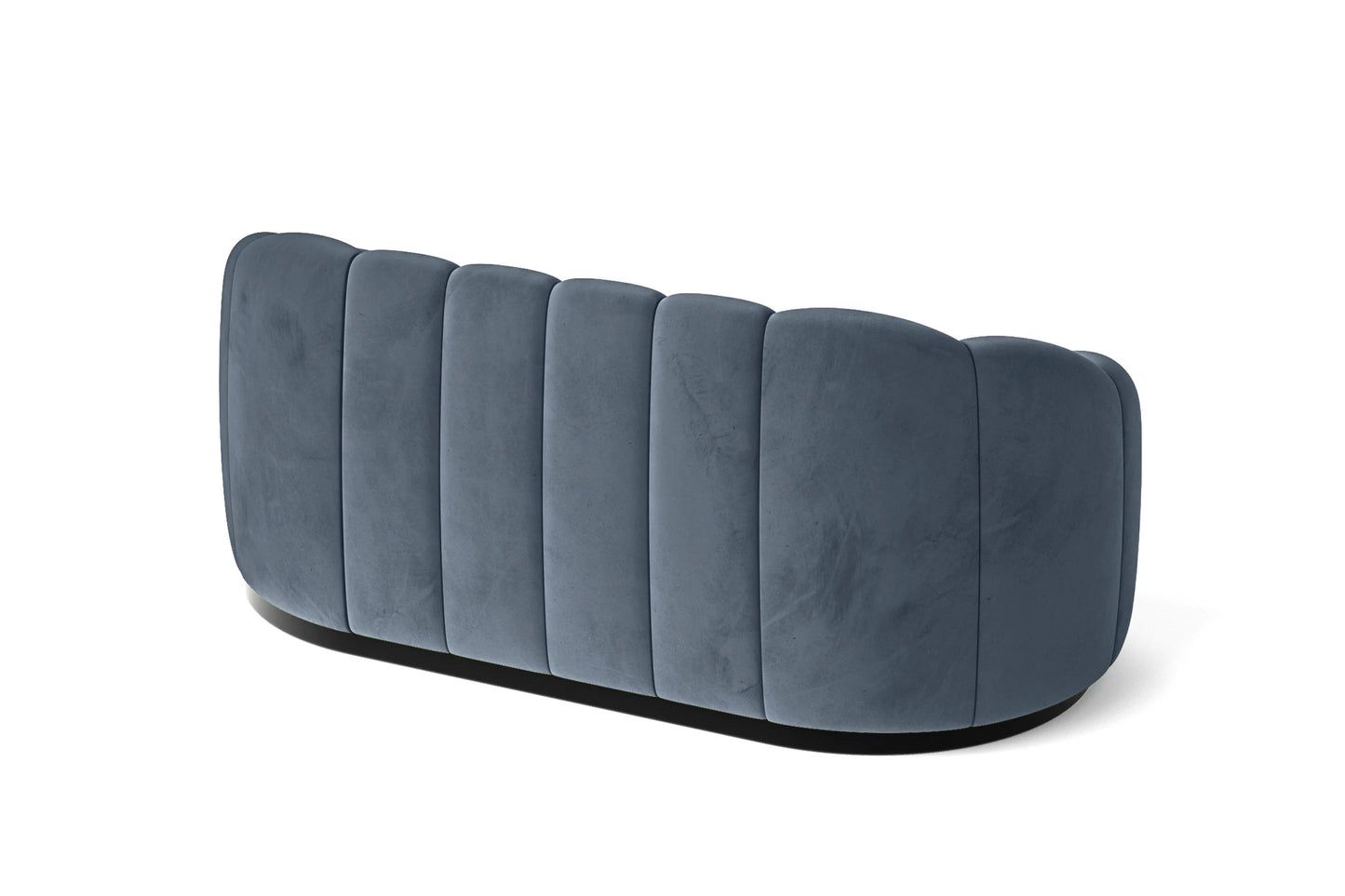 Columbia 2 Seater Sofa Baby Blue Velvet