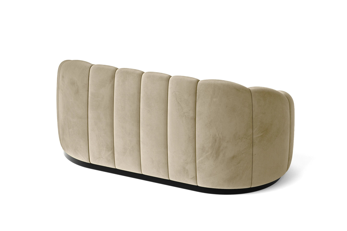 Columbia 2 Seater Sofa Cream Velvet