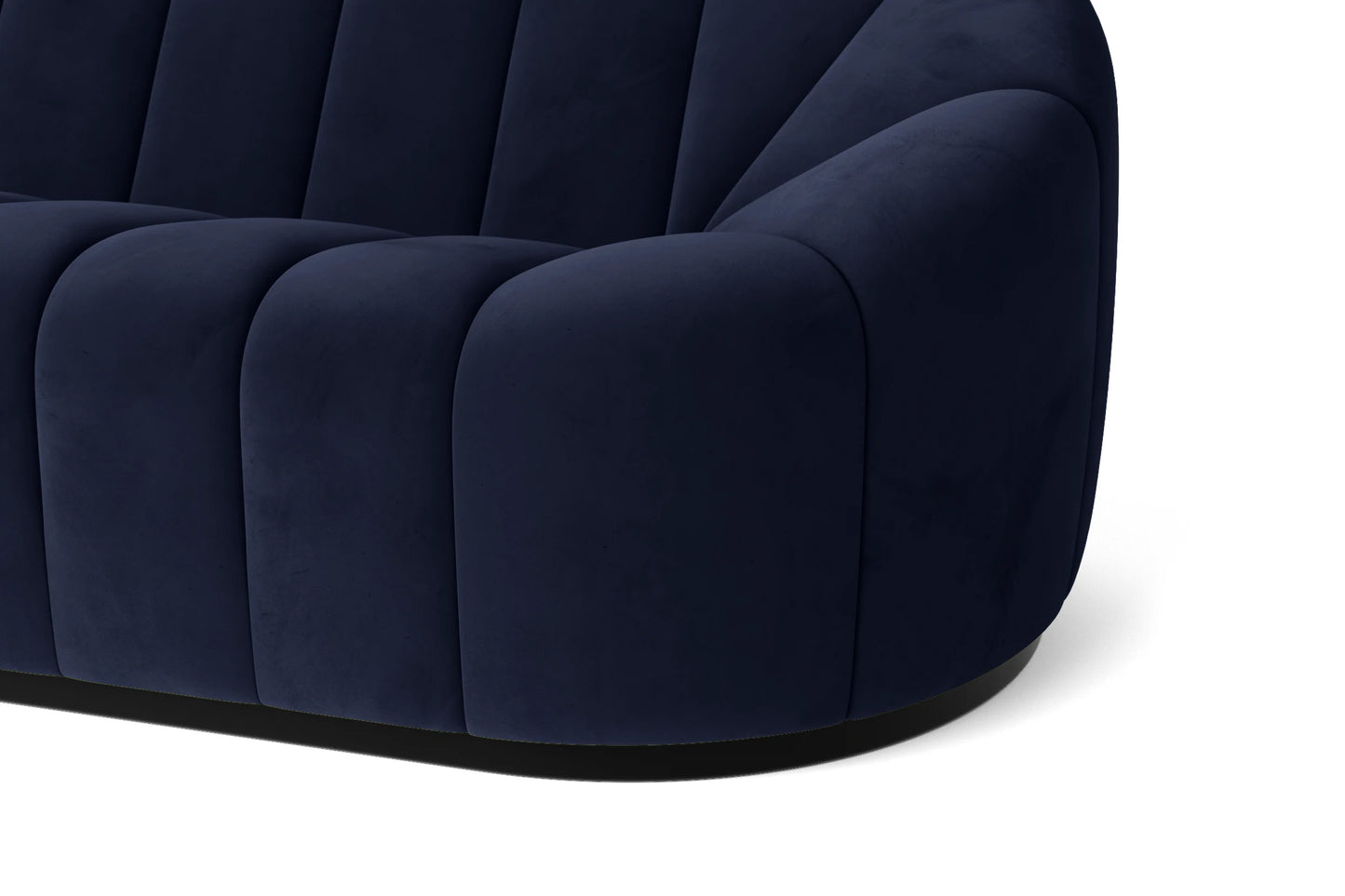 Columbia 2 Seater Sofa Dark Blue Velvet