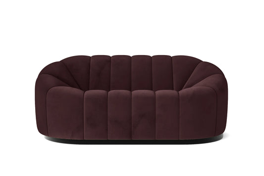 Columbia 2 Seater Sofa Grape Velvet