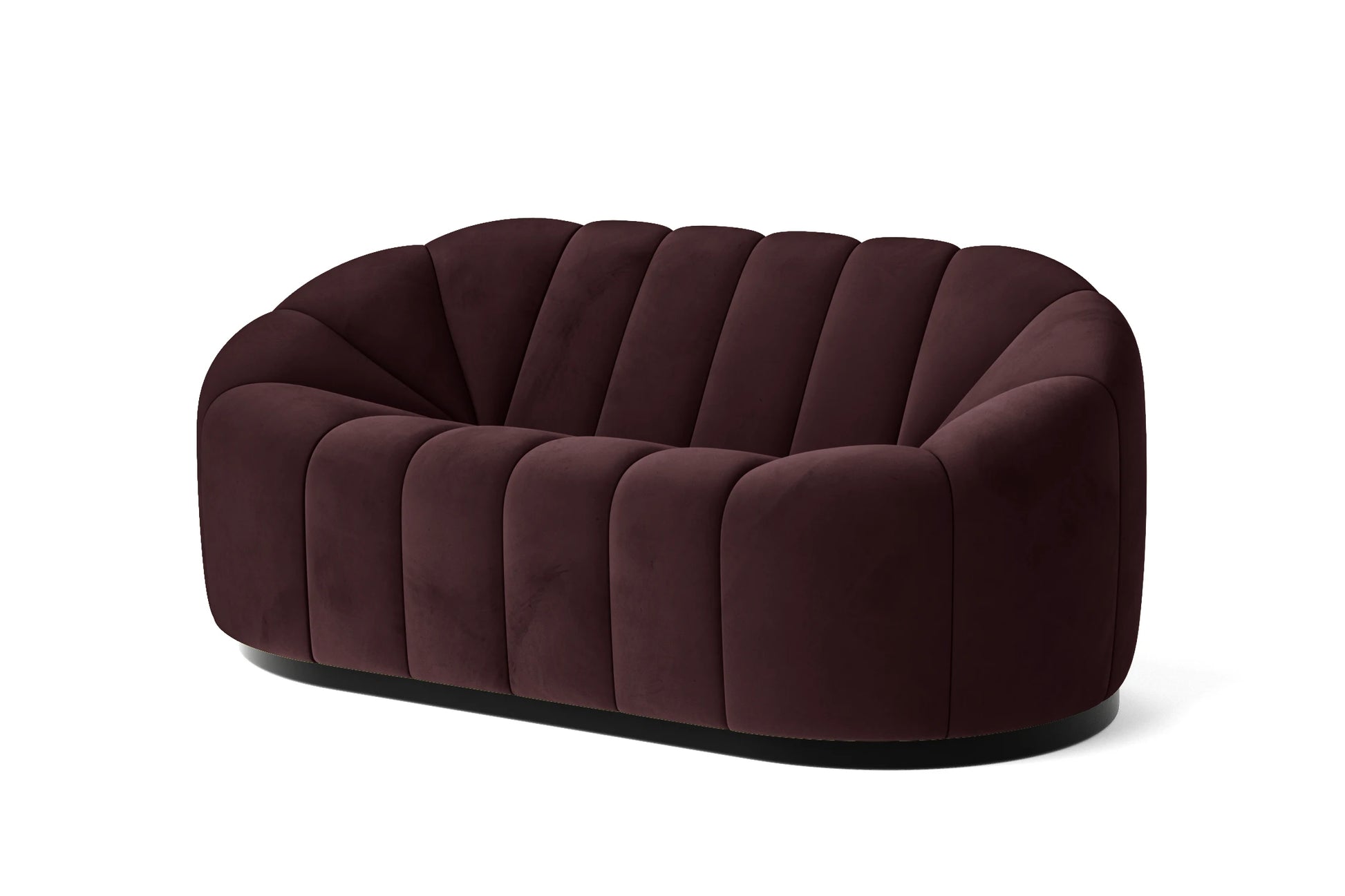 Columbia 2 Seater Sofa Grape Velvet