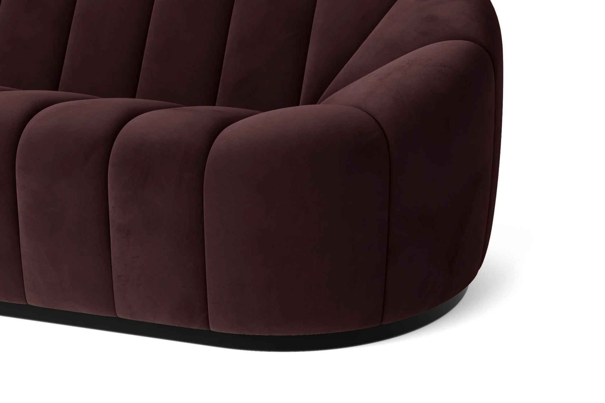 Columbia 2 Seater Sofa Grape Velvet