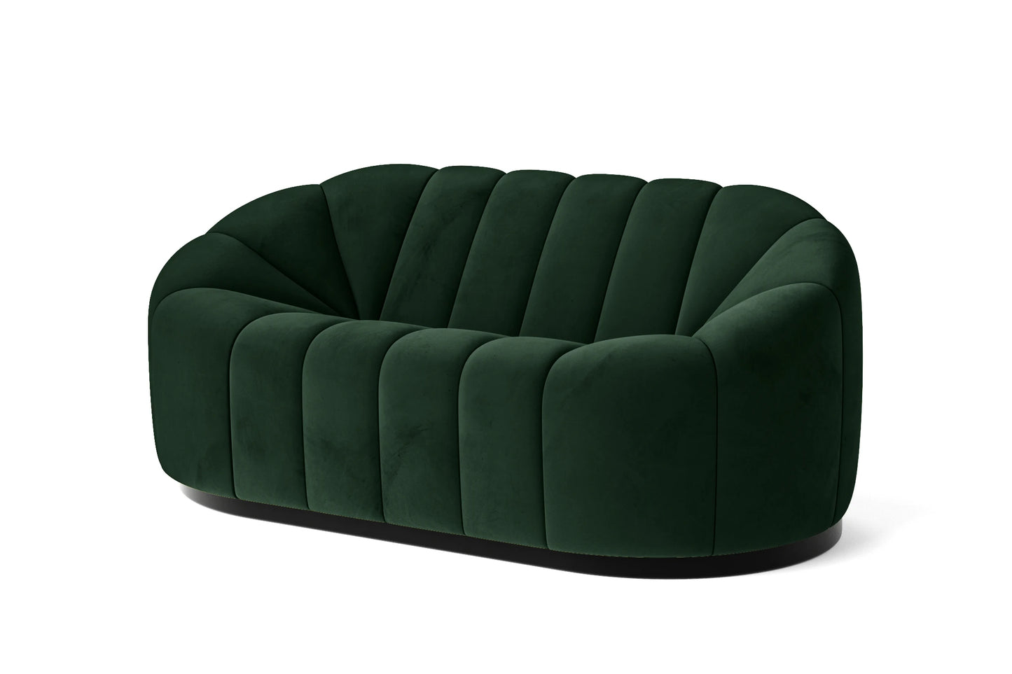 Columbia 2 Seater Sofa Green Velvet