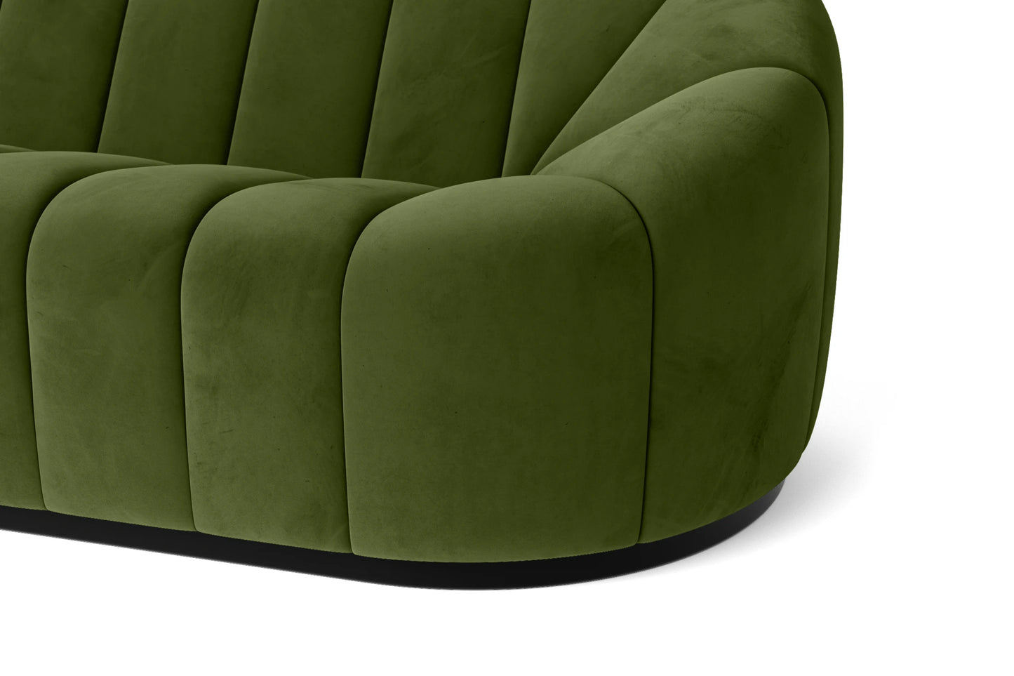 Columbia 2 Seater Sofa Lime Velvet