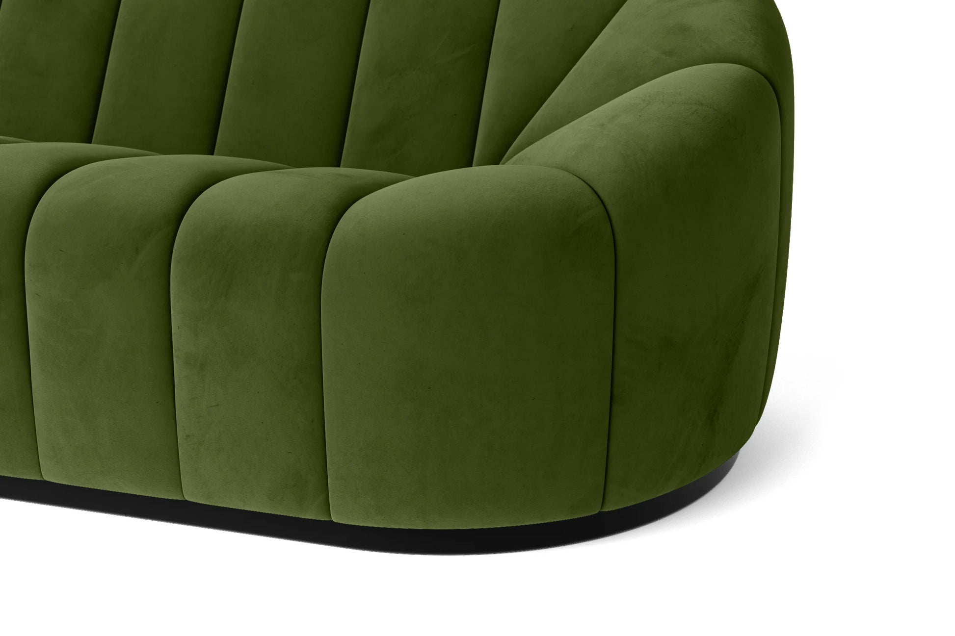 Columbia 2 Seater Sofa Lime Velvet