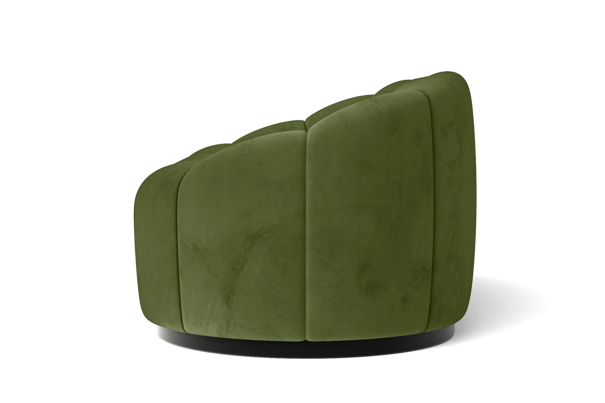 Columbia 2 Seater Sofa Lime Velvet