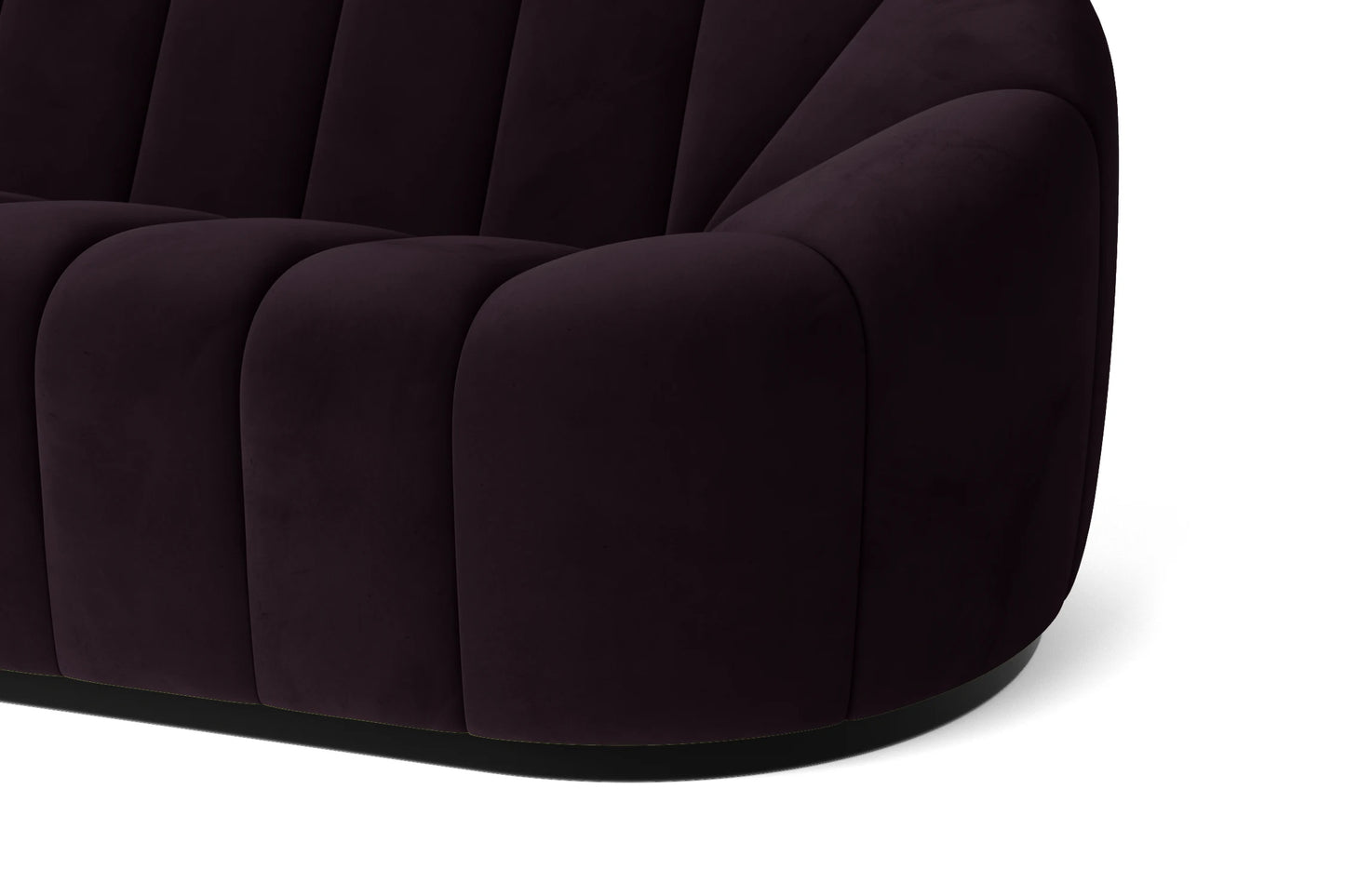 Columbia 2 Seater Sofa Purple Velvet