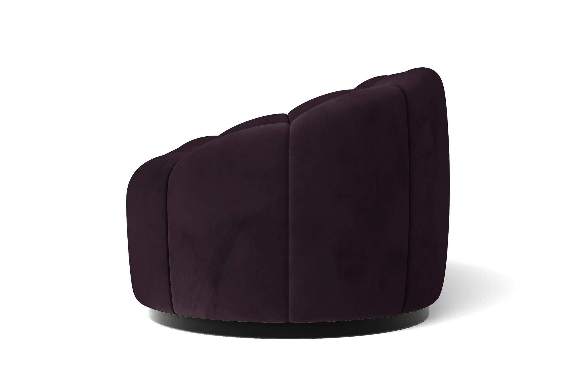 Columbia 2 Seater Sofa Purple Velvet