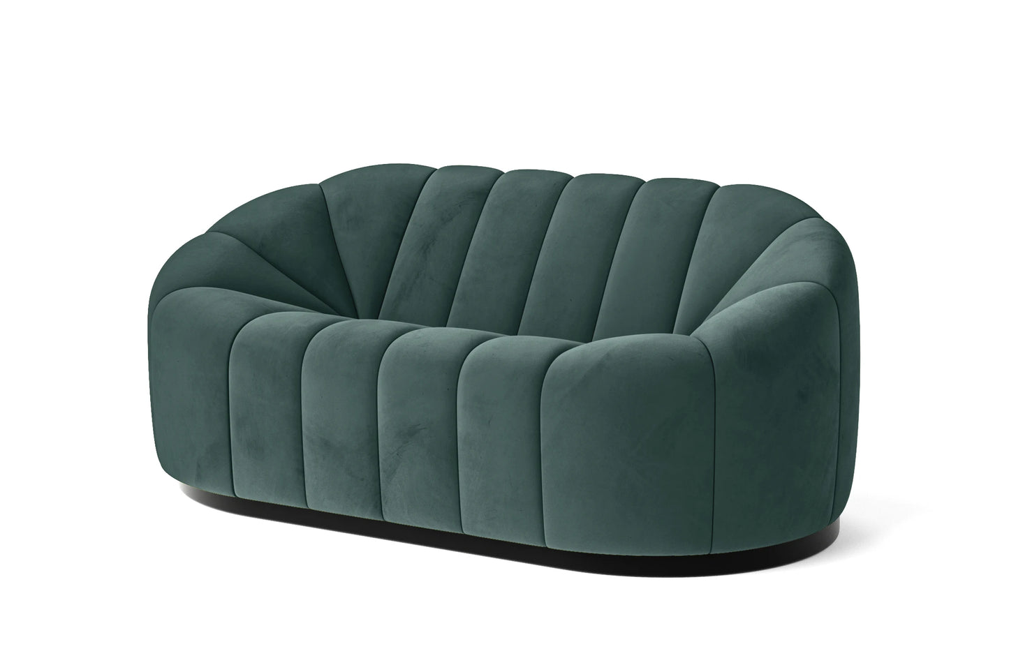 Columbia 2 Seater Sofa Teal Velvet