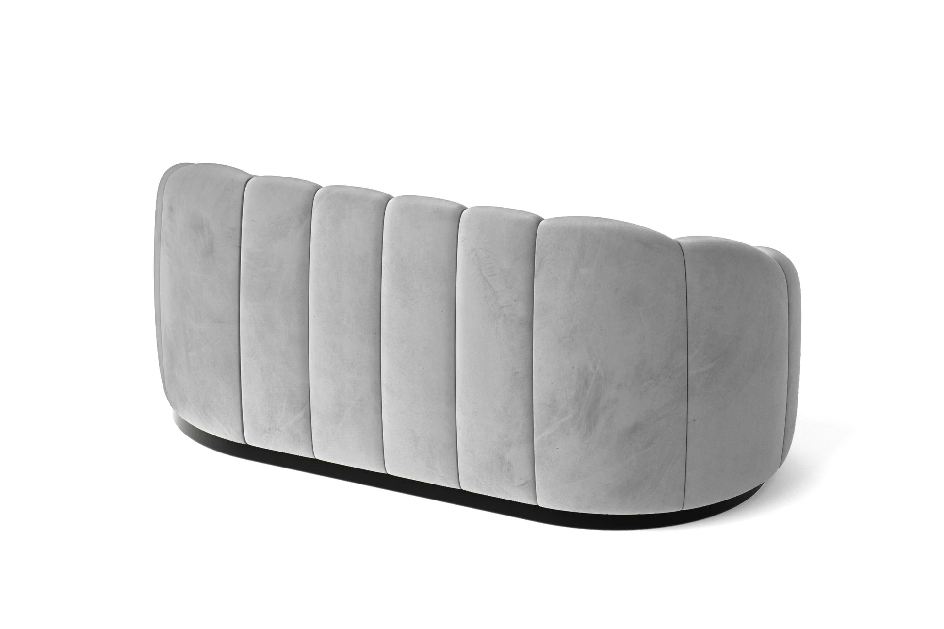 Columbia 2 Seater Sofa White Velvet