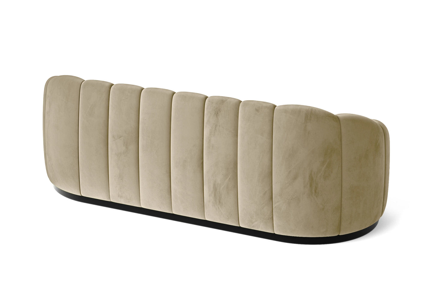 Columbia 3 Seater Sofa Cream Velvet