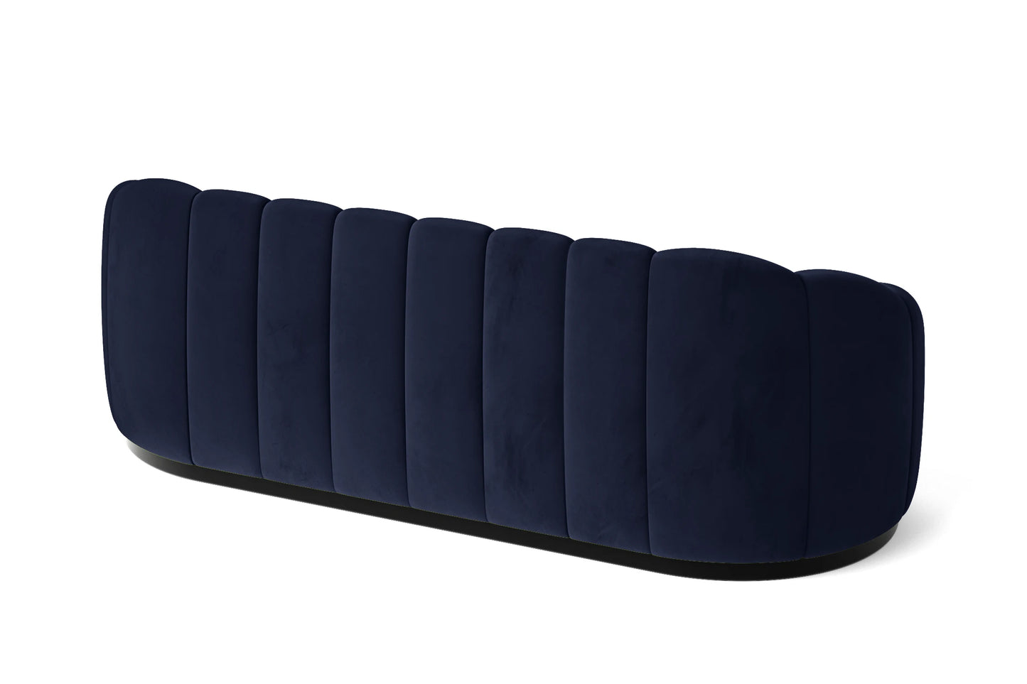 Columbia 3 Seater Sofa Dark Blue Velvet