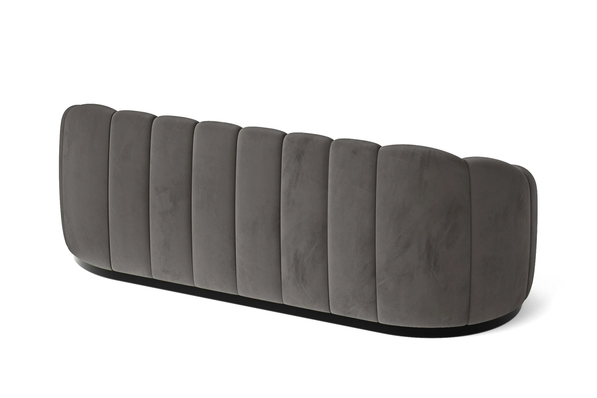 Columbia 3 Seater Sofa Grey Velvet