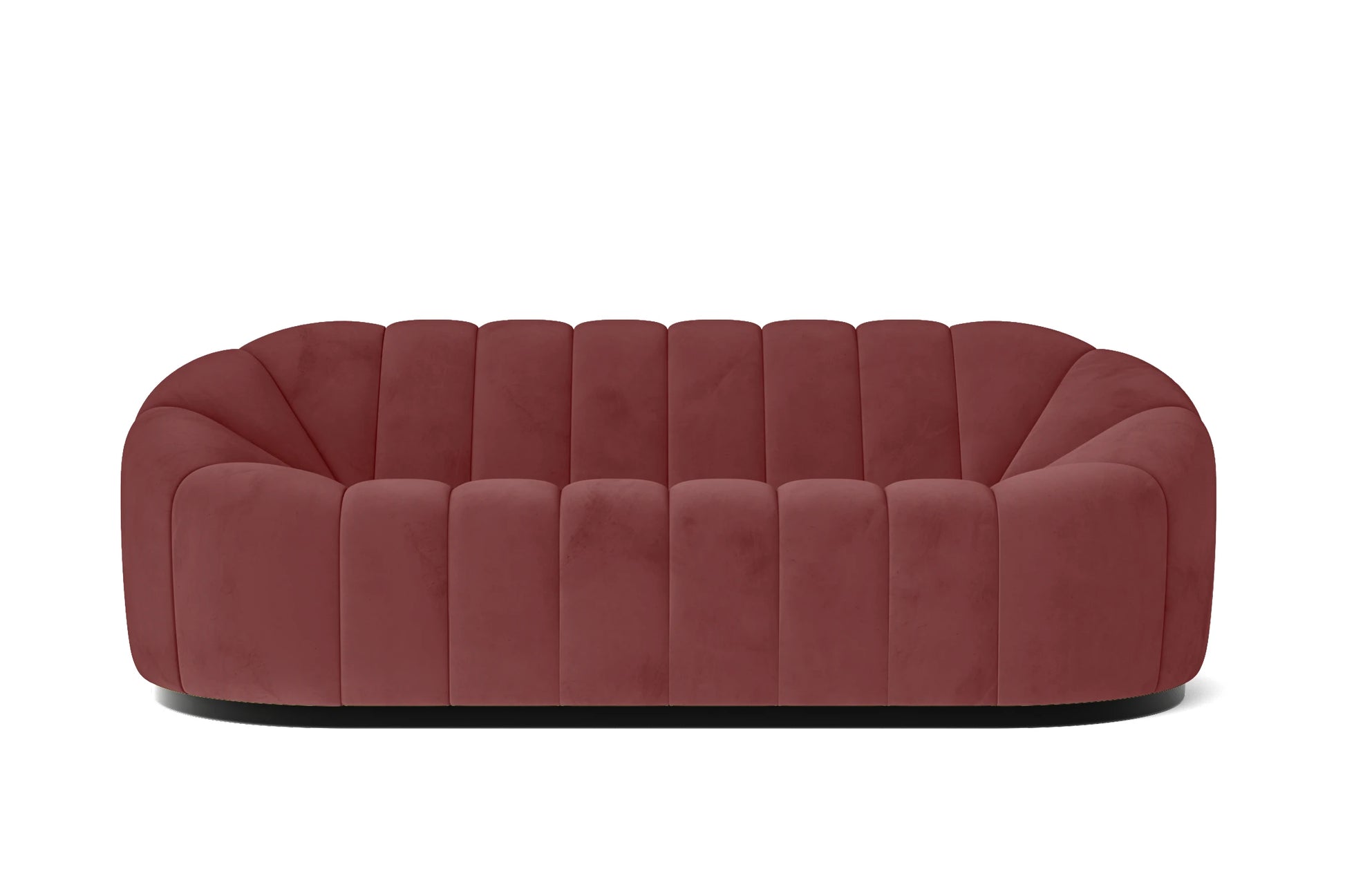 Columbia 3 Seater Sofa Pink Velvet